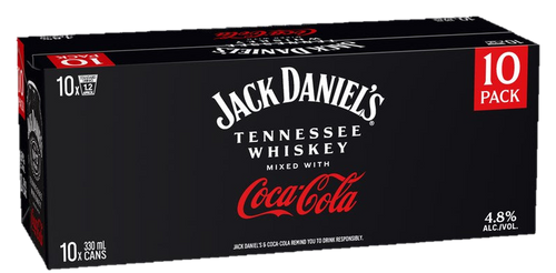 Jack Daniel Cola 4.8% 10x330ml