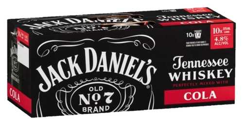 Jack Dans & Cola 10x375C