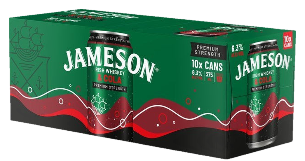 Jameson 4.8% Rw Cola 10x330C