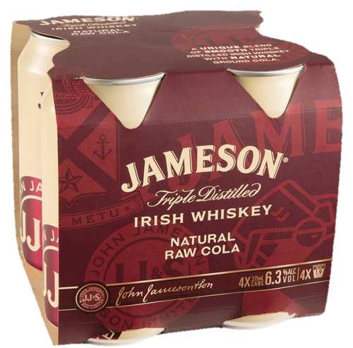 Jameson 6.3% Rw Cola 4x375C