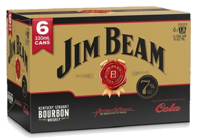 Jim Beam & Cola 7% 6x330C