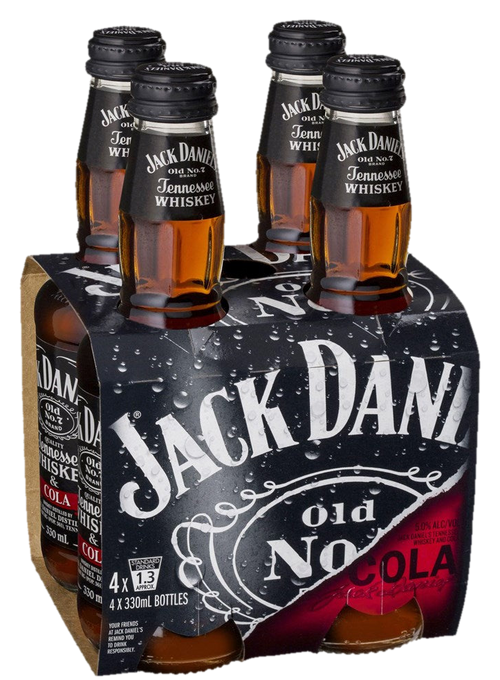Jack Dans & Cola Btl 4x330mL