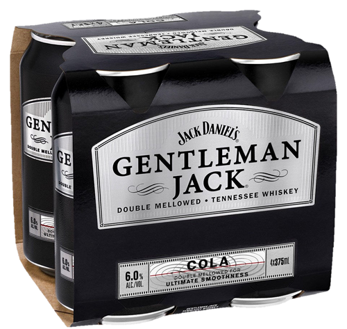 Gentleman Jack & Cola 4x375C