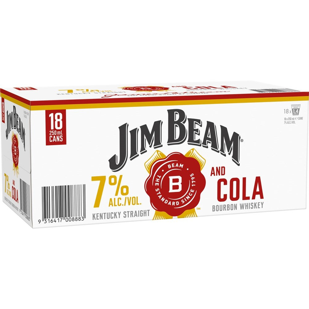 Jim Beam 7% Gold 18x250C