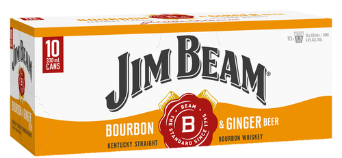 Jim Beam GingerB 4.8% 10x330C