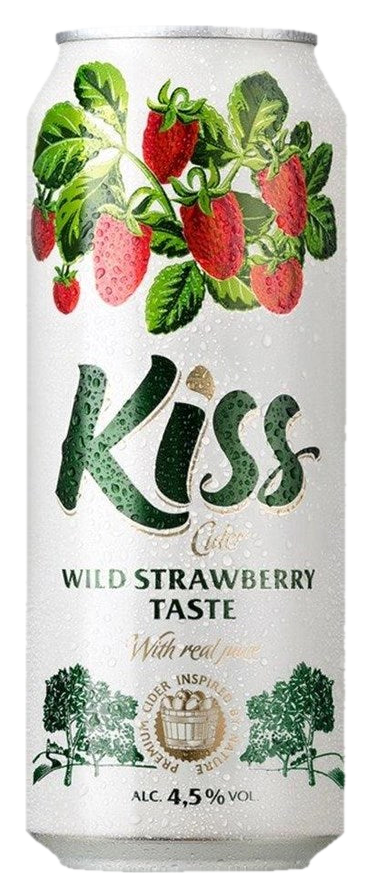 Kiss Wild Straw Cider Cn 500mL