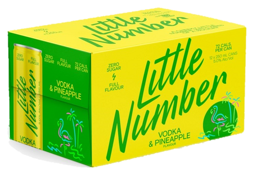 Little Number Pineaple 12x250C