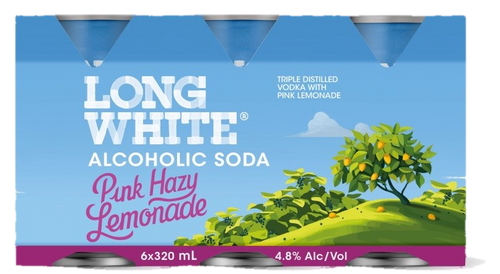 Long White Pink Hazy 6x320C
