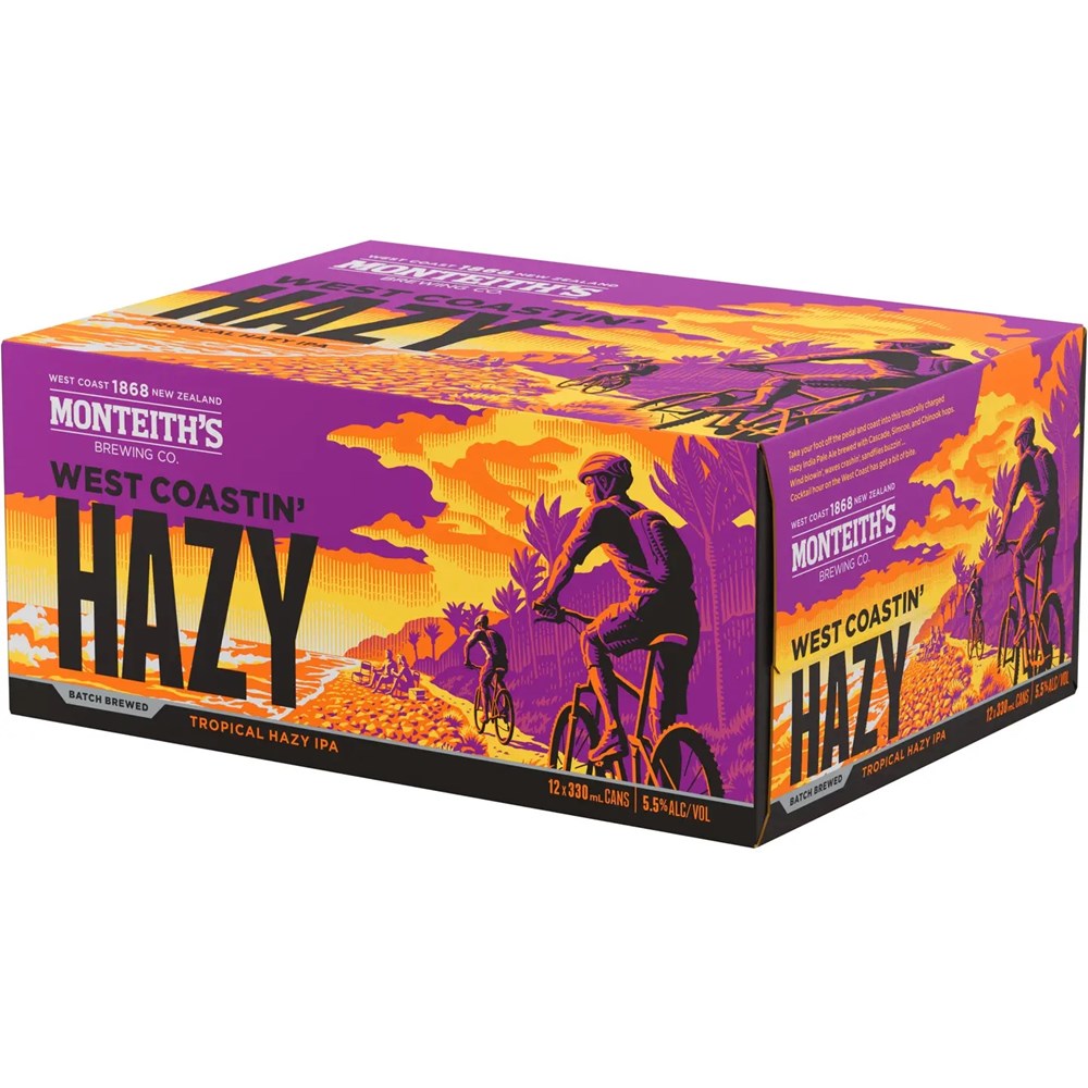 Monteiths West Coastin 12x330C