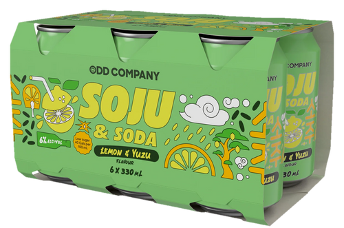 Odd Co Lime Yuzu Soju 6x330C