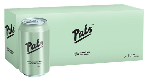 Pals Vodka Lime Soda 10x330C