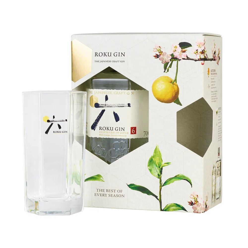 Roku Gin 700ml + Glass GP