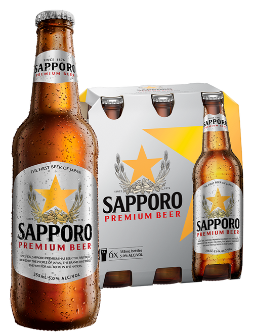 Sapporo Btls 6x355ml