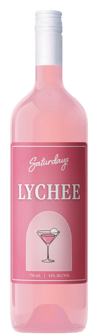 Saturdays Lychee 750ml