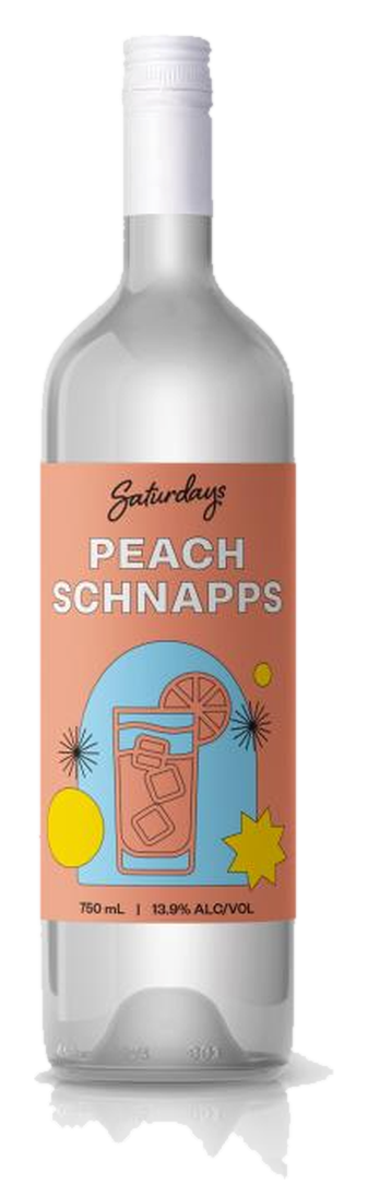 Saturdays Peach Schnapps 750ml