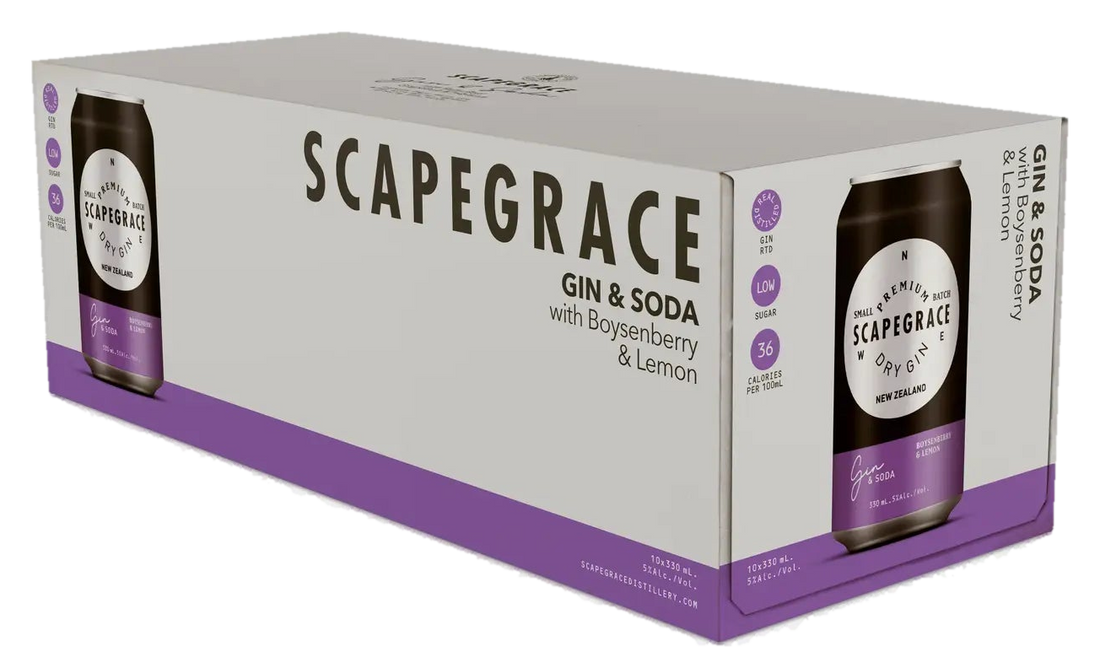 Scapegrace Gin Boysenberry 10pk Cans