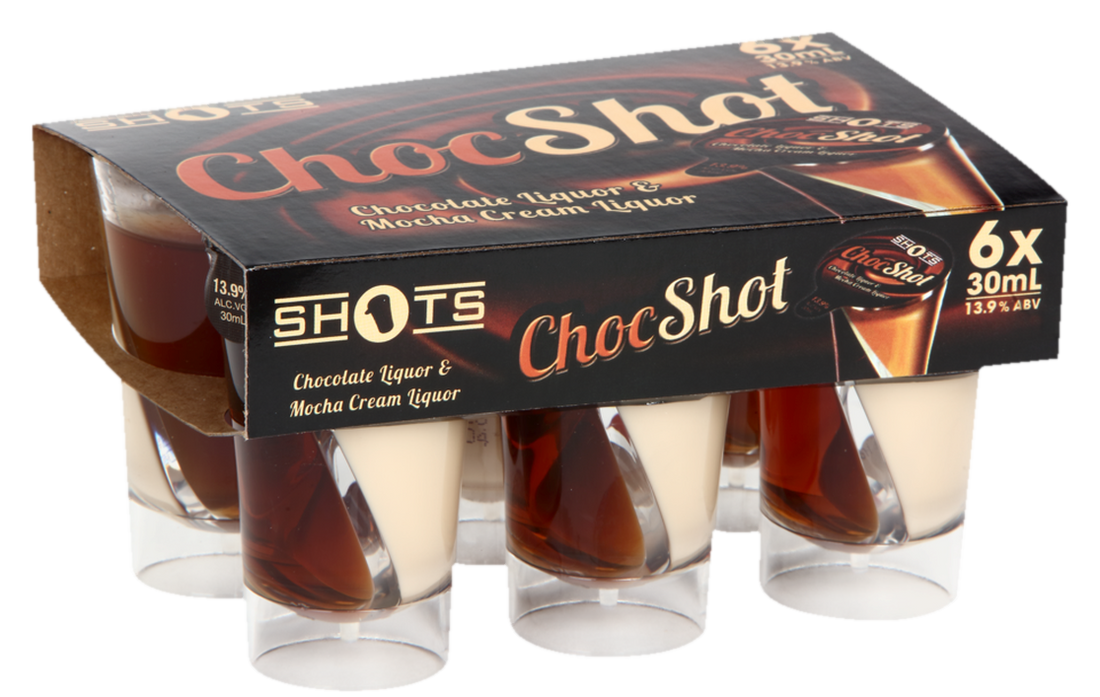 Shots Choc Shot 6pk