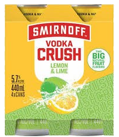 Smirnoff Crush Lemon 4x440C