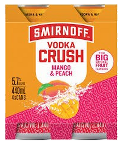 Smirnoff Crush Mango 4x440C