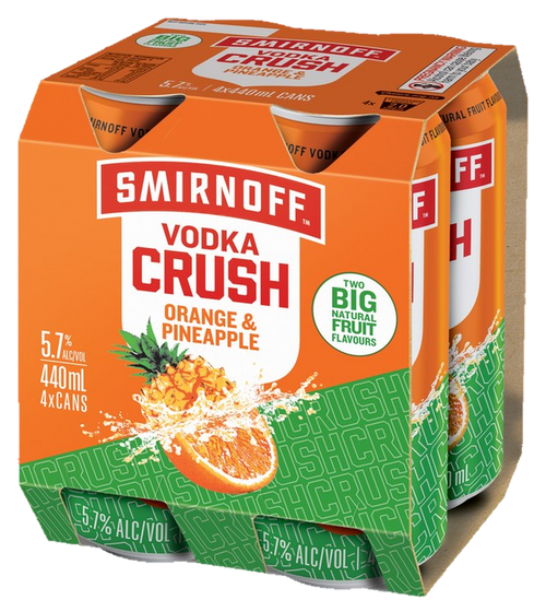 Smirnoff Crush OrgPineA 4x440C