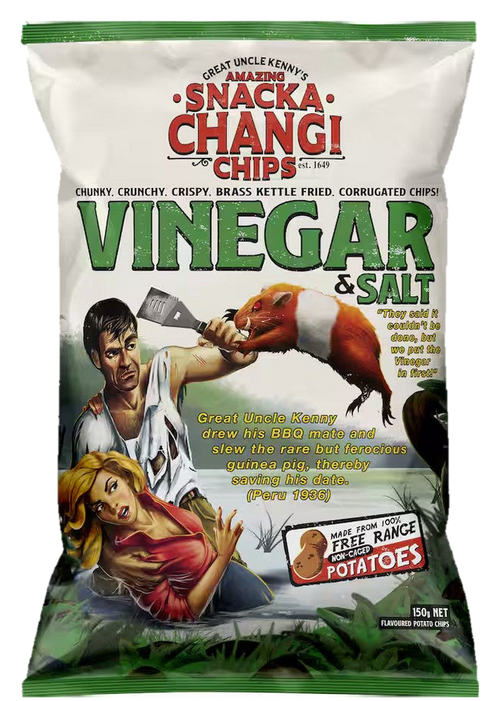 Snackachangi Vinegar Chips 150g
