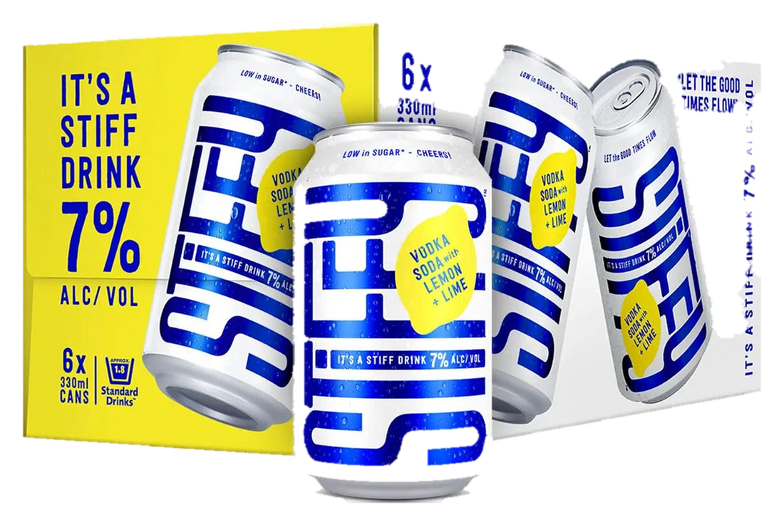 Stiffy Vodka Lemn Lim 6x330C