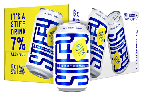 Stiffy Vodka Lemn Lim 6x330C