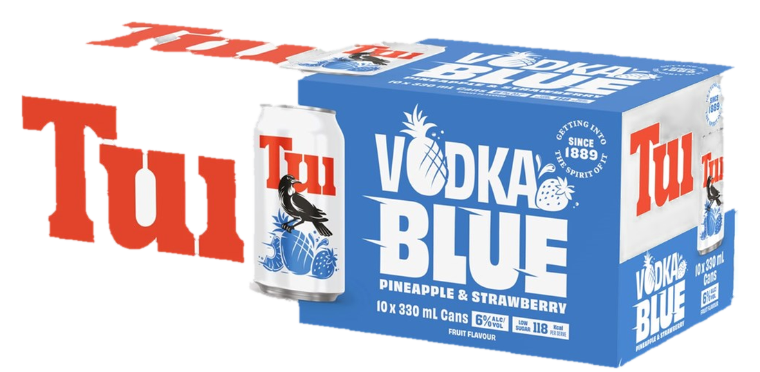 Tui Vodka Blue Case 10x330C