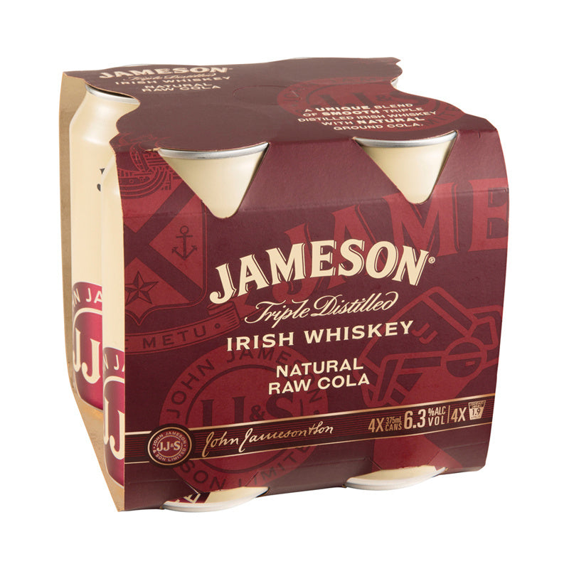 Jameson Natural Raw Cola 6.3% 24x375ml Cans