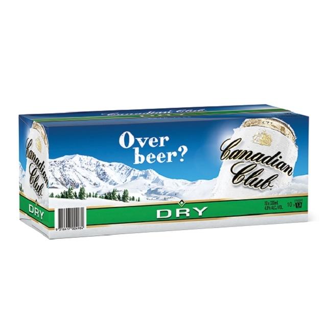 CC Dry 10x330ml Cans