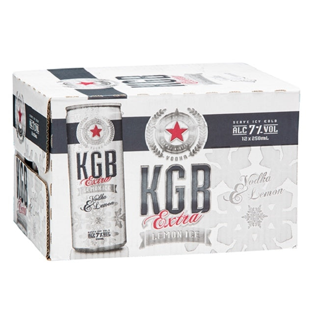 KGB 7% Lemon 12x250C - Liquor Library
