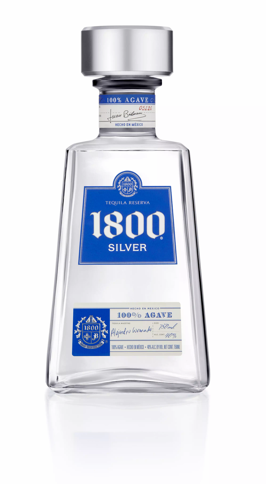 1800 Silver 40% 750ml - Liquor Library