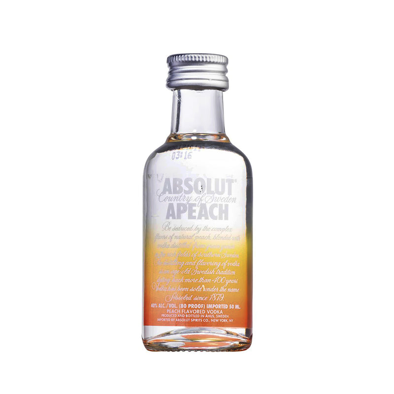 Absolut Apeach 50ml - Liquor Library