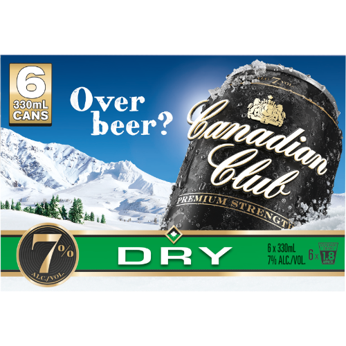 CC Dry 7% 6x330ml Cans
