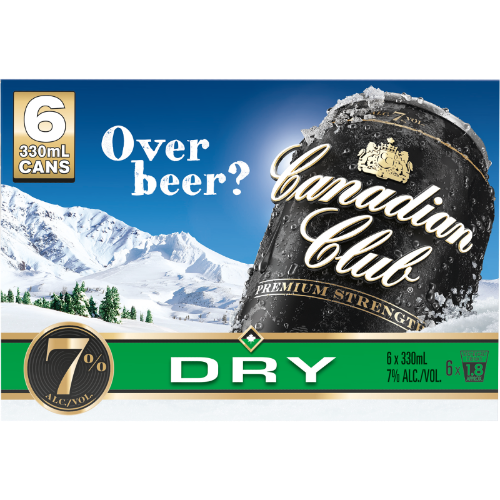 Canadian Cl 7% Dry 6x330C - Liquor Library