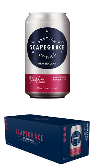 Scapegrace Vodka Pomegranate & Plum 10pk Cans