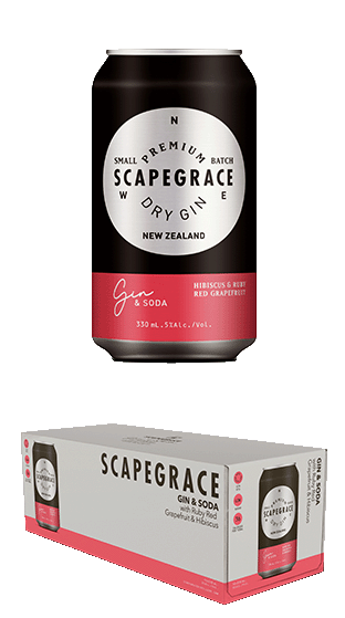 Scapegrace Gin Grapefruit & Hibiscus 10pk Cans