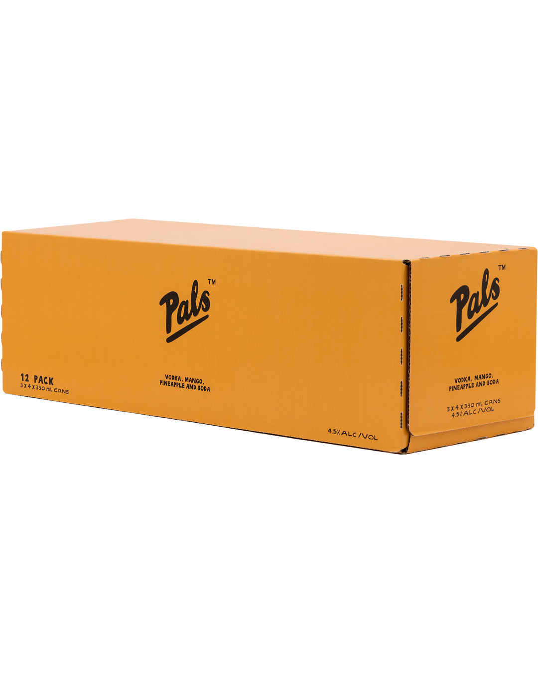 Pals Vodka Mango and Pineapple 4.5% 10x330ml Cans