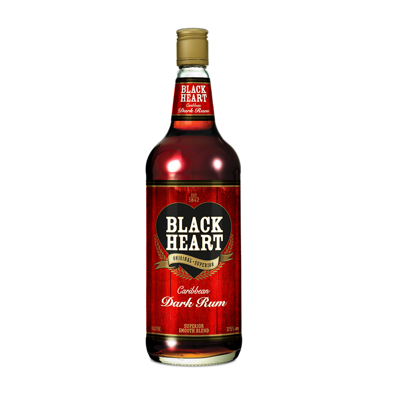 Black Heart Rum 1L - Liquor Library