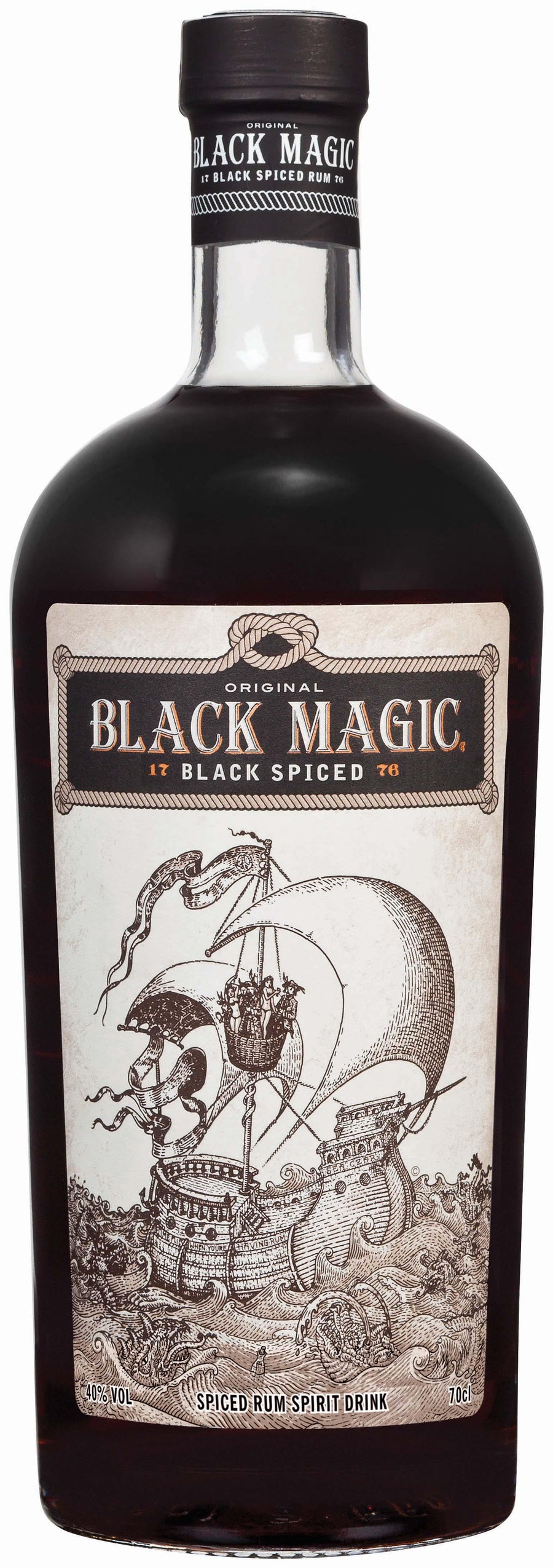 Black Magic Spiced Rum 700ml - Liquor Library