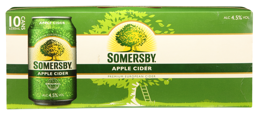 Somersby Apple 10x330ml Cans - Liquor Library