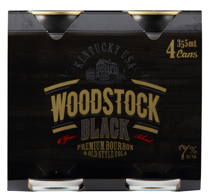 Woodstock Black Bour 7% 4x330C - Liquor Library
