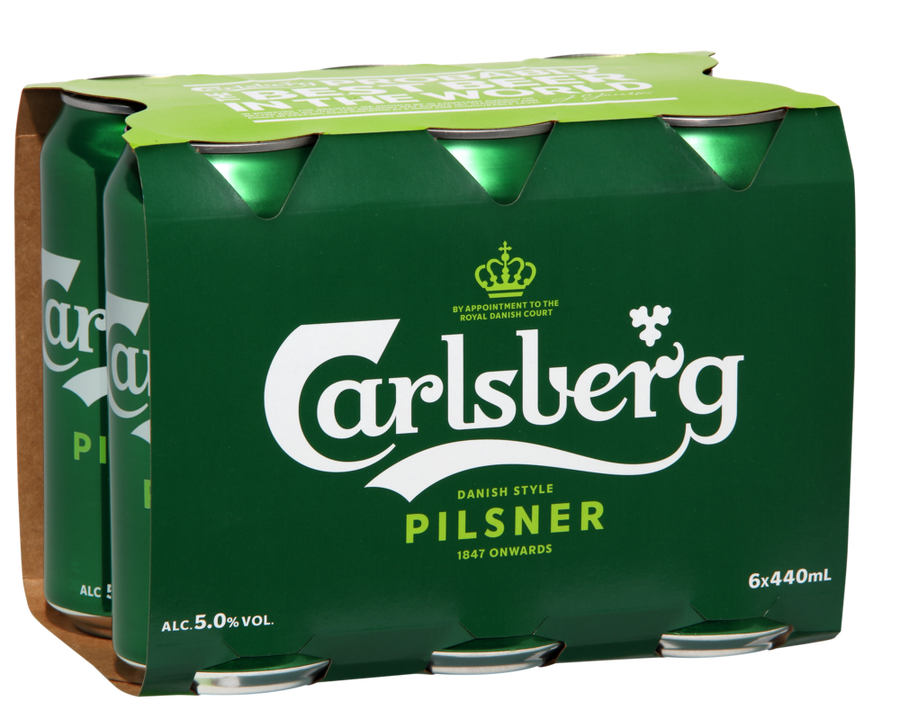 Carlsberg 6x440ml Cans - Liquor Library