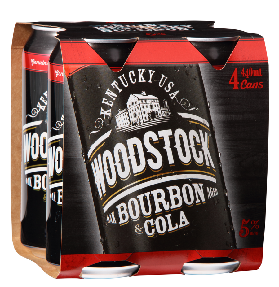 Woodstock 5% 4x440ml Cans - Liquor Library