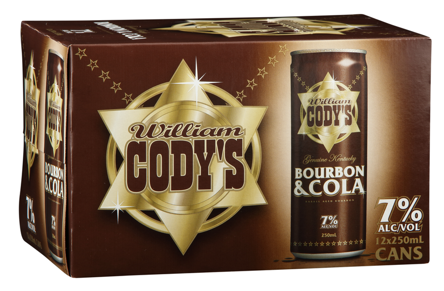 Codys 7% 12x250ml Cans - Liquor Library