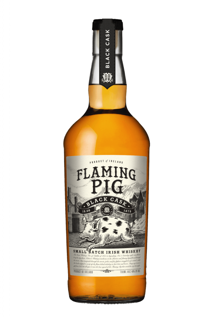 Flaming Pig Black Cask Irish Whisky 700ml