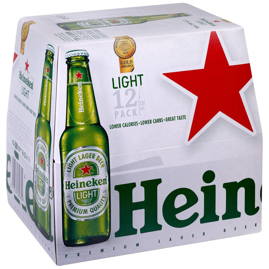 Heineken Light 12x330ml Btl - Liquor Library