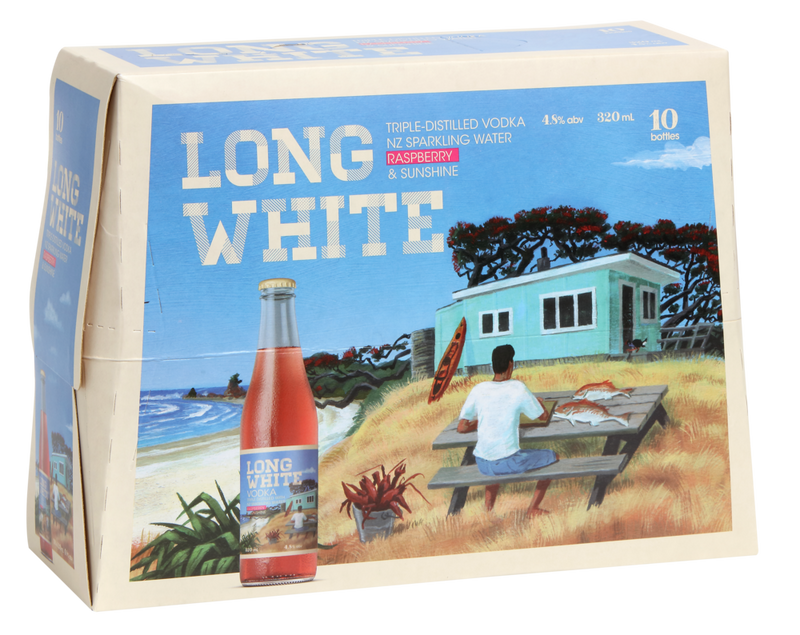 Long White Raspberry 10x320B - Liquor Library