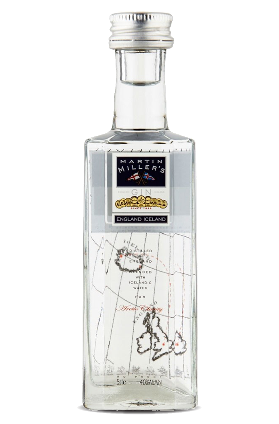 Martin Miller's Original Gin 40% 50ml - Liquor Library