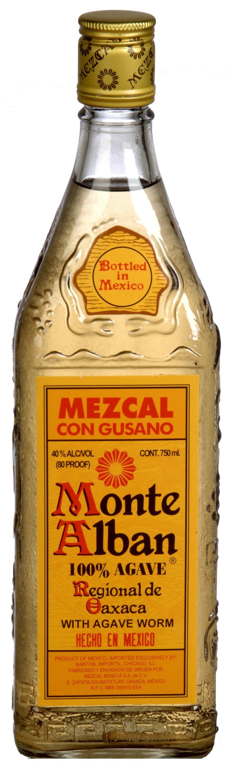 Monte Alban Mezcal 700ml - Liquor Library